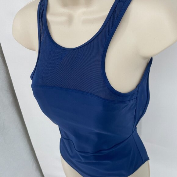 Summersalt Womens Swimsuit Mesh Freestyle Blue Size 4 One Piece Beach Vacation - Picture 5 of 12